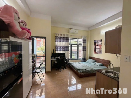 Phòng trọ có ban công máy giặt riêng ngay Etown