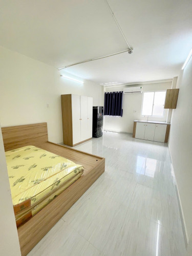 Cho thuê căn hộ Studio Cửa sổ thoáng Q4 gần ĐH Luật, ĐH Nguyễn Tất Thành, cầu Khánh Hội, cầu Tân Thuận