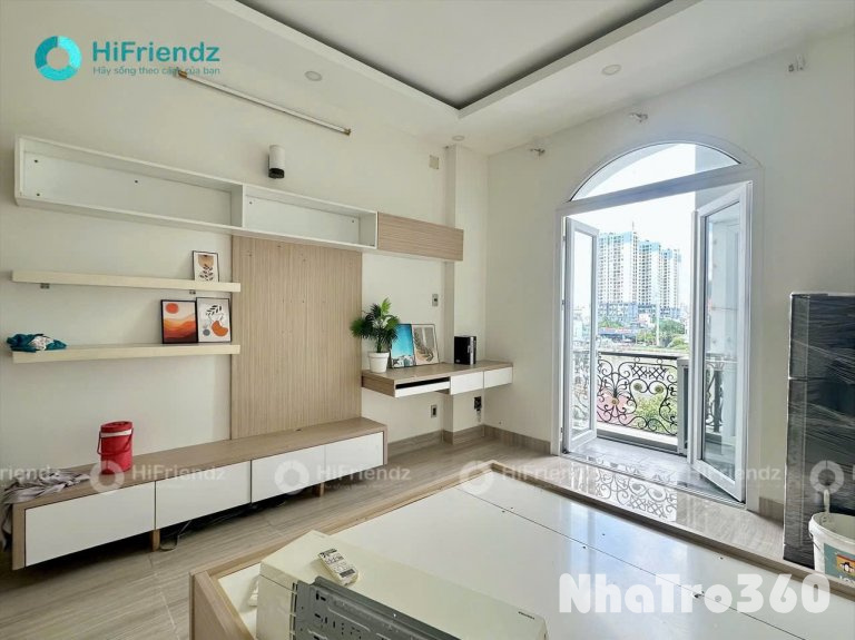 Cho thuê căn hộ Studio Ban công, Tách bếp Q4 gần ĐH Luật, ĐH Nguyễn Tất Thành, cầu Tân Thuận