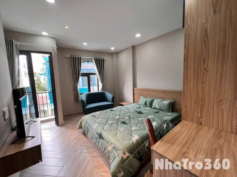 Căn Hộ Studio Full Nội Thất Ban Công Thoáng Rộng