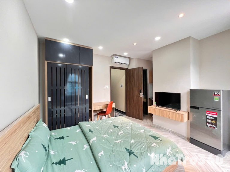 Căn Hộ Studio Full Nội Thất Ban Công Thoáng Rộng