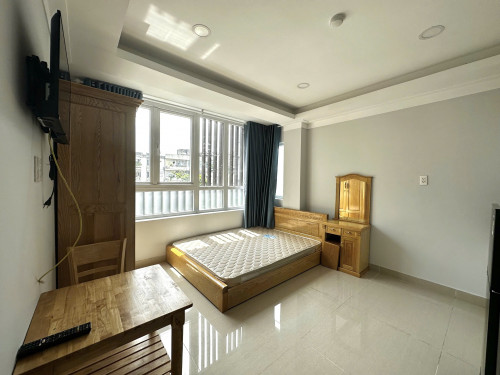 Cho thuê căn hộ Studio Cửa sổ thoáng Q1 gần chợ Bến Thành, công viên 23 tháng 9, Ngã Năm Cống Quỳnh