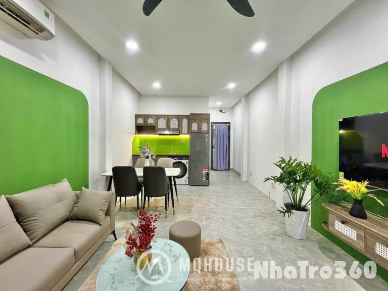 Căn hộ 1pn máy giặt riêng gần sân bay Tân Bình