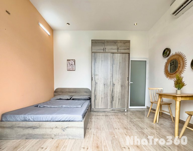 CĂN HỘ MỚI 1PN FULL NỘI THẤT BAN CÔNG THOÁNG 42m2