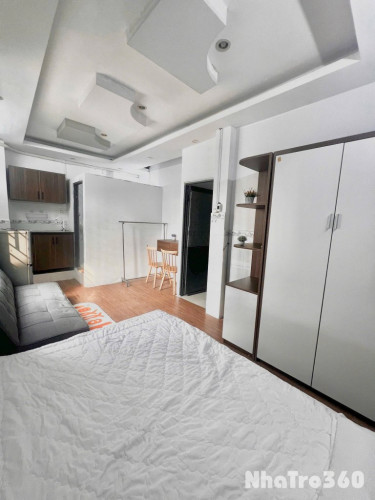 Studio full nội thất ở liền được-cửa sổ trời khong giới hạn người ở