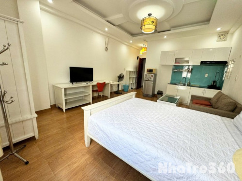 Cho thuê căn hộ Studio Cửa sổ thoáng Q1 gần Bộ Công An, Nowzone, cầu Nguyễn Văn Cừ
