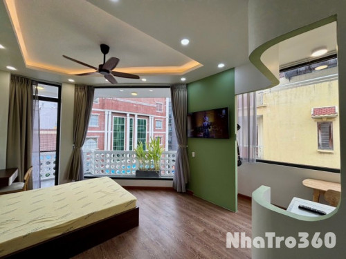 CĂN HỘ 1PN FULL NỘI THẤT - BAN CÔNG MÁY GIẶT-QTB