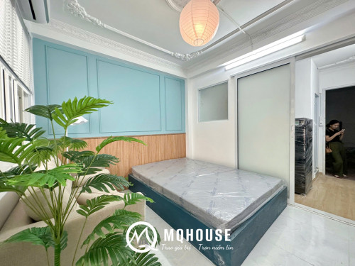 Cho thuê căn hộ 1PN ban công gần chợ Bàn Chờ, chợ Hồ Thị Kỷ, vòng xoay Lý Thái Tổ, ngã sáu Cộng Hòa