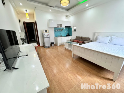 Cho thuê căn hộ Studio Cửa sổ thoáng Q1 gần Bộ Công An, Nowzone, cầu Nguyễn Văn Cừ