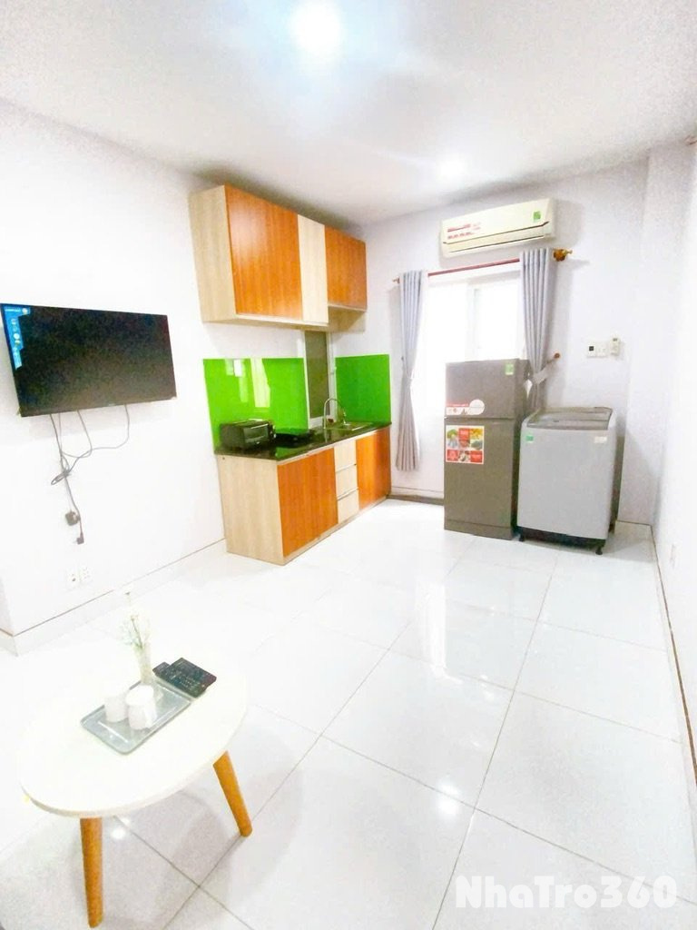 1pn ban công full nội thất gần ngã tư bảy hiên