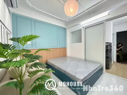 Cho thuê căn hộ 1PN ban công gần chợ Bàn Chờ, chợ Hồ Thị Kỷ, vòng xoay Lý Thái Tổ, ngã sáu Cộng Hòa