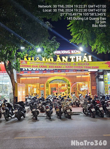 CẦN NHƯỢNG LẠI MẶT BẰNG KINH DOANH MẶT ĐƯỜNG LÊ QUANG ĐẠO - KHU TẬP TRUNG ĂN UỐNG NHẤT TỪ SƠN - BẮC NINH