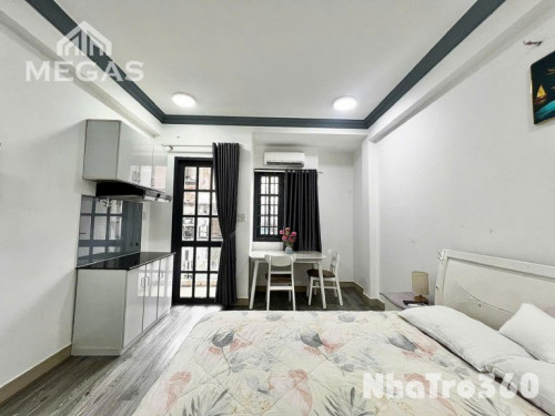 Cho thuê căn hộ ban công full nội thất Q1, ngay công viên Tao Đàn, nút giao Phù Đổng, chợ Bến Thành, Bitexco,...