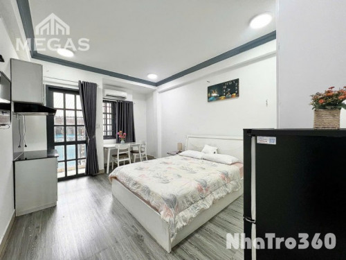 Cho thuê căn hộ ban công full nội thất Q1, ngay công viên Tao Đàn, nút giao Phù Đổng, chợ Bến Thành, Bitexco,...