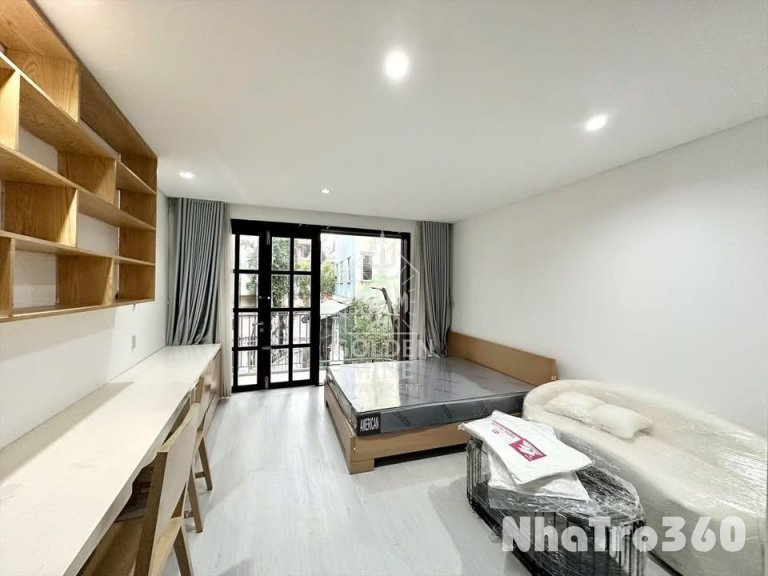 CHO THUÊ PHÒNG STUDIO CÓ BANCOL NGAY NHÀ GA T3, TB