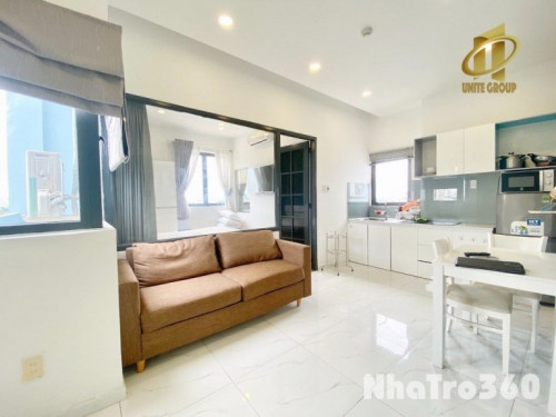 Căn hộ tách bếp ngay cầu Nguyễn Cừ, Full nội thất