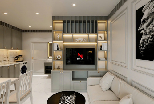 CHO THUÊ CĂN HỘ TÂN BÌNH 1 PHÒNG NGỦ GẦN CHỢ PHẠM VĂN HAI MÁY GIẶT RIÊNG