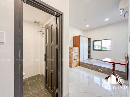 Cho thuê phòng trọ Studio cửa sổ trời, gần cầu Kênh Tẻ, ĐH Nguyễn Tất Thành, ĐH Luật, cầu Calmette…