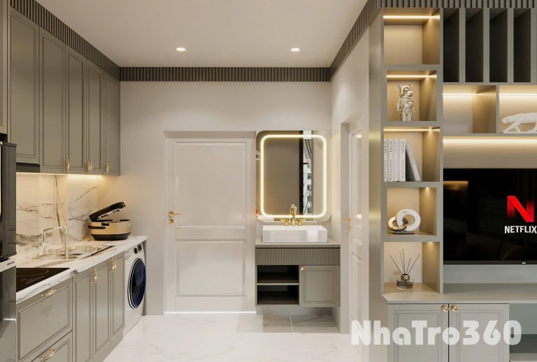 CHO THUÊ CĂN HỘ TÂN BÌNH 1 PHÒNG NGỦ GẦN CHỢ PHẠM VĂN HAI MÁY GIẶT RIÊNG