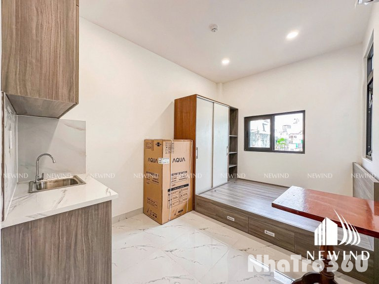 Cho thuê phòng trọ Studio cửa sổ trời, gần cầu Kênh Tẻ, ĐH Nguyễn Tất Thành, ĐH Luật, cầu Calmette…