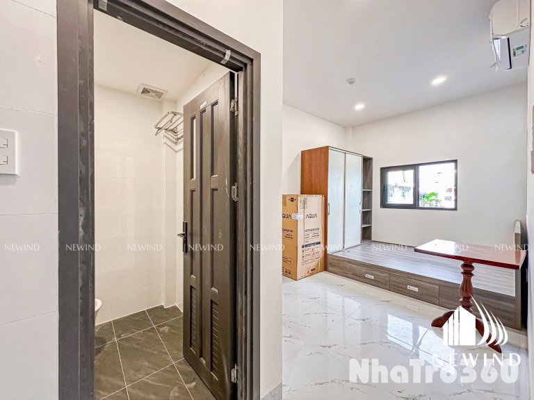 Cho thuê phòng trọ Studio cửa sổ trời, gần cầu Kênh Tẻ, ĐH Nguyễn Tất Thành, ĐH Luật, cầu Calmette…