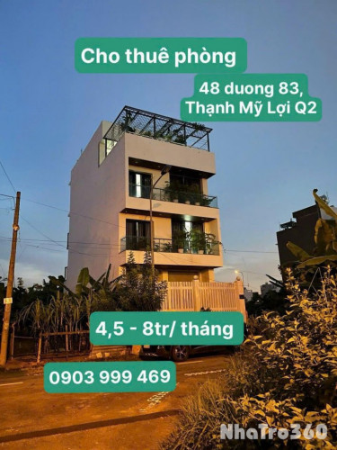 Chính chủ Cho thuê căn hộ cao cấp thạnh mỹ lợi, cạnh UBND quận 2, full nội thất, lh 0903999469 Gia tốt nhất khu vực