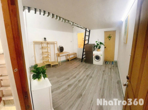 Duplex + Studio 2PN tách bếp 26m2