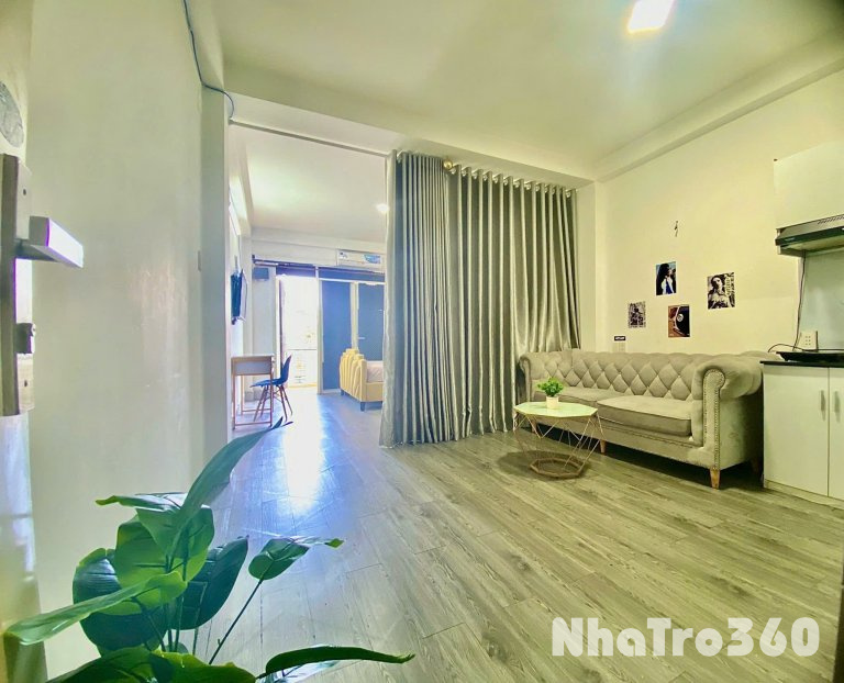 Cho thuê căn hộ 1PN, ban công, Q1 || ngay Đề Thám || gần Đại Học Văn Lang, Công viên 23 tháng 9, cầu ông Lãnh
