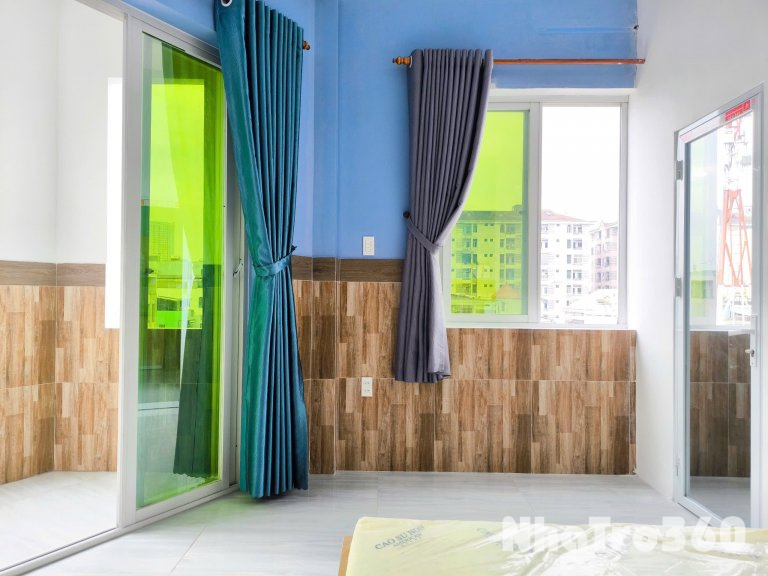 Cho thuê căn hộ 1PN, ban công, Q10 || ngay 3 tháng 2 || gần Sân Vận Động Phú Thọ, Bệnh viện Chợ Rẫy, Bến Xe Chợ Lớn