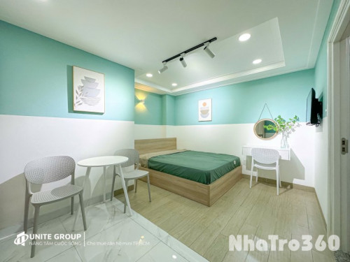 STUDIO FULL NỘI THẤT NGAY TRUNG TÂM QUẬN 10 GẦN CÔNG TRƯỜNG DÂN CHỦ, VẠN HẠNH MALL