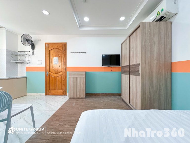 Cho thuê căn hộ Q10, mới 100% || ngay Cách Mạng Tháng 8 || gần Công Viên Lê Thị Riêng, Vòng xoay Dân chủ, Toà nhà Viettel