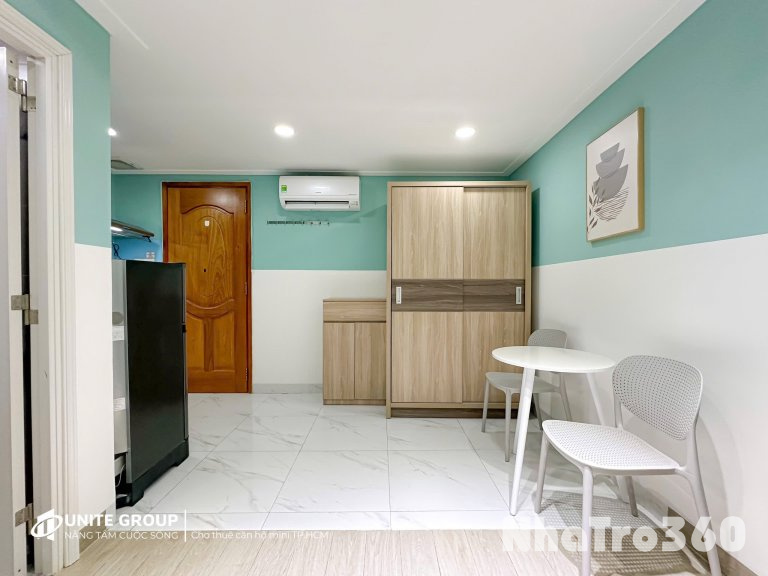 STUDIO FULL NỘI THẤT NGAY TRUNG TÂM QUẬN 10 GẦN CÔNG TRƯỜNG DÂN CHỦ, VẠN HẠNH MALL