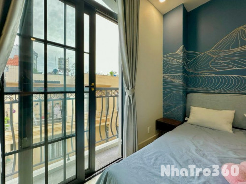 Cho thuê căn Studio bancol Full nội thất ngay khu sân bay