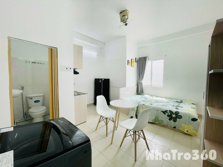 🏠Cho thuê Studio Cửa sổ, Máy giặt riêng Q10 gần CV Hồ Kỳ Hoà, Vạn Hạnh Mall, ĐH Huflit