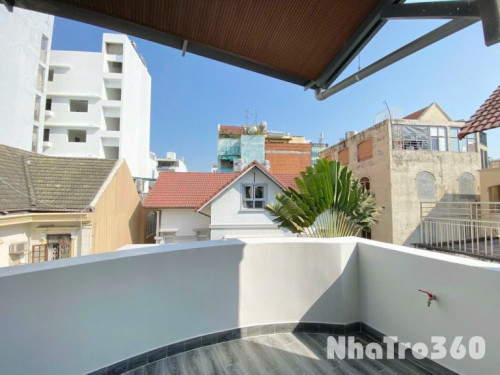 Cho thuê căn hộ duplex ban công full nội thất