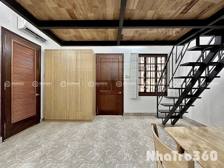 Căn hộ có gác cửa sổ 40m2 gần ETOWN