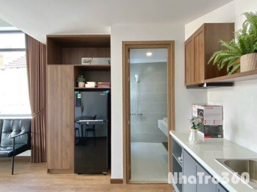 Cho thuê căn hộ duplex ban công full nội thất