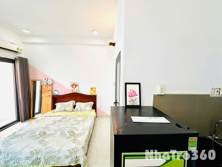 Cho thuê studio 30m2 ban công quận 8