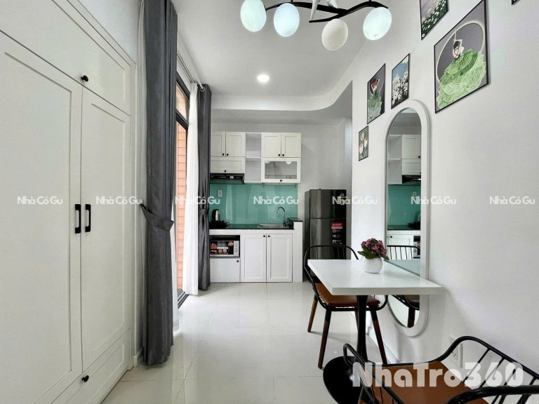 Cho thuê căn hộ 1PN 1PK Full nội thất gần sân bay