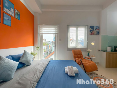 STUDIO ban công full nội thất nằm ngay chân cầu Nguyễn Văn Cừ
