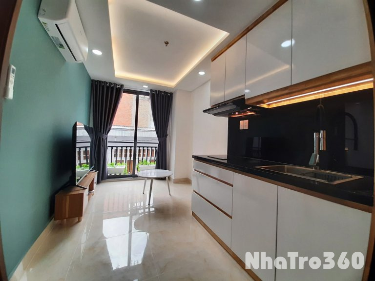 Cho thuê căn hộ 1PN, ban công, Q3 || ngay Trường Sa || gần Ga Sài Gòn, Vòng xoay Dân Chủ, Coopmart