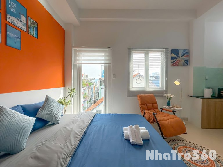STUDIO ban công full nội thất nằm ngay chân cầu Nguyễn Văn Cừ