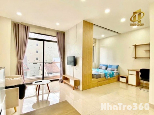 Căn hộ studio vách ngăn ban công full nội thất quận 7