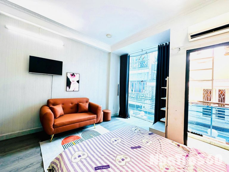 Cho thuê căn hộ ban công, Q8 || ngay Dương Bá Trạc || gần cầu Nguyễn Văn Cừ, cầu chữ Y, cầu Rạch Ông