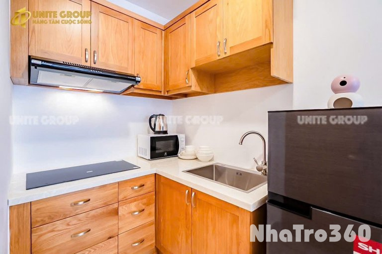 Căn hộ 1PN full nội thất - cửa sổ lớn - khu vực đường Huỳnh Văn Bánh quận Phú Nhuận, gần cầu Công Lý