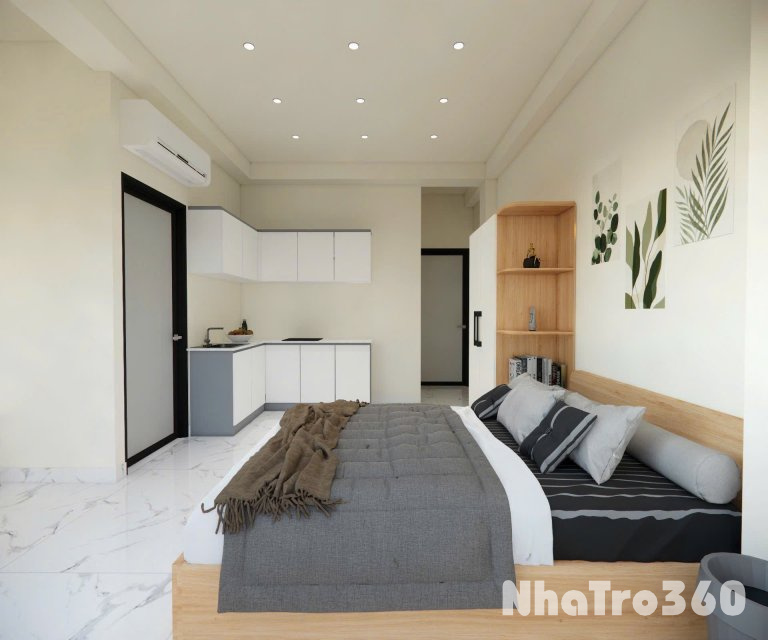 Khai Trương Studio ban công full nội thất ngay cầu Tân Thuận