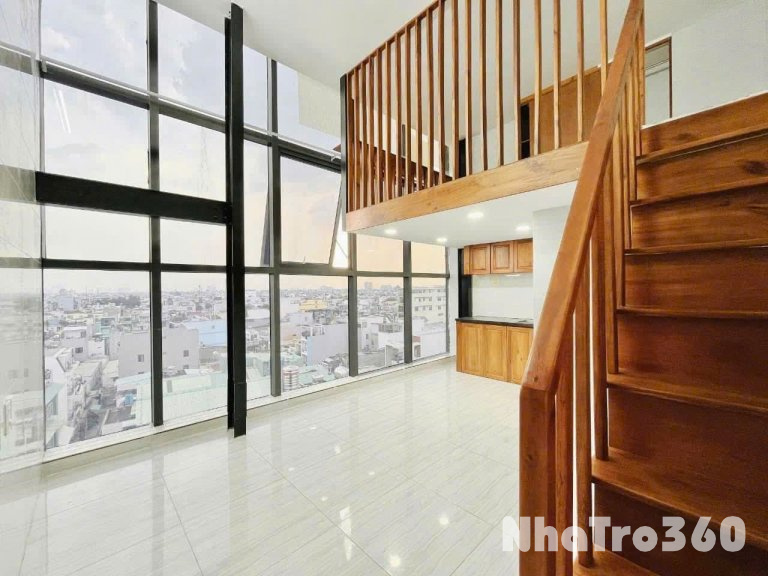 Căn hộ DUPLEX khôgn giới hạn người ở với cửa sổ to full nội thất