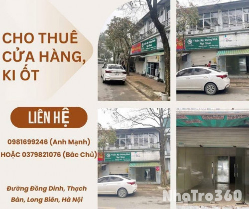 Cho thuê cửa hàng kiot tại Đường Đồng Dinh - Phường Thạch Bàn - Quận Long Biên - Hà Nội