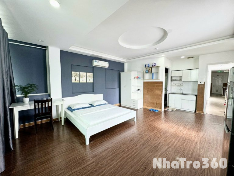 Phòng giá rẻ ngay Bạch Đằng Phường 2 với cửa sổ trời to thoáng