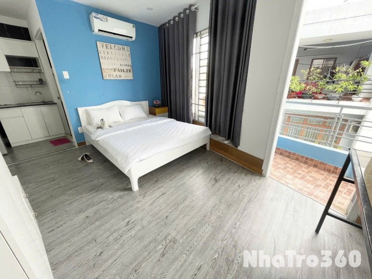 Phòng giá rẻ ngay Bạch Đằng Phường 2 với cửa sổ trời to thoáng